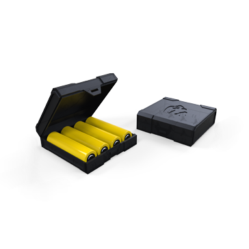 Chubby Gorilla Quad/Four 18650 Battery Case (Black) Chubby Gorilla Quad/Four 18650 Battery Case (Black)